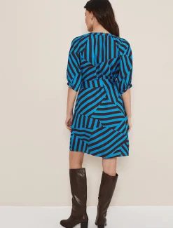 Rosella Striped Mini Dress