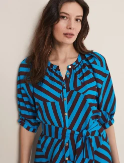 Rosella Striped Mini Dress