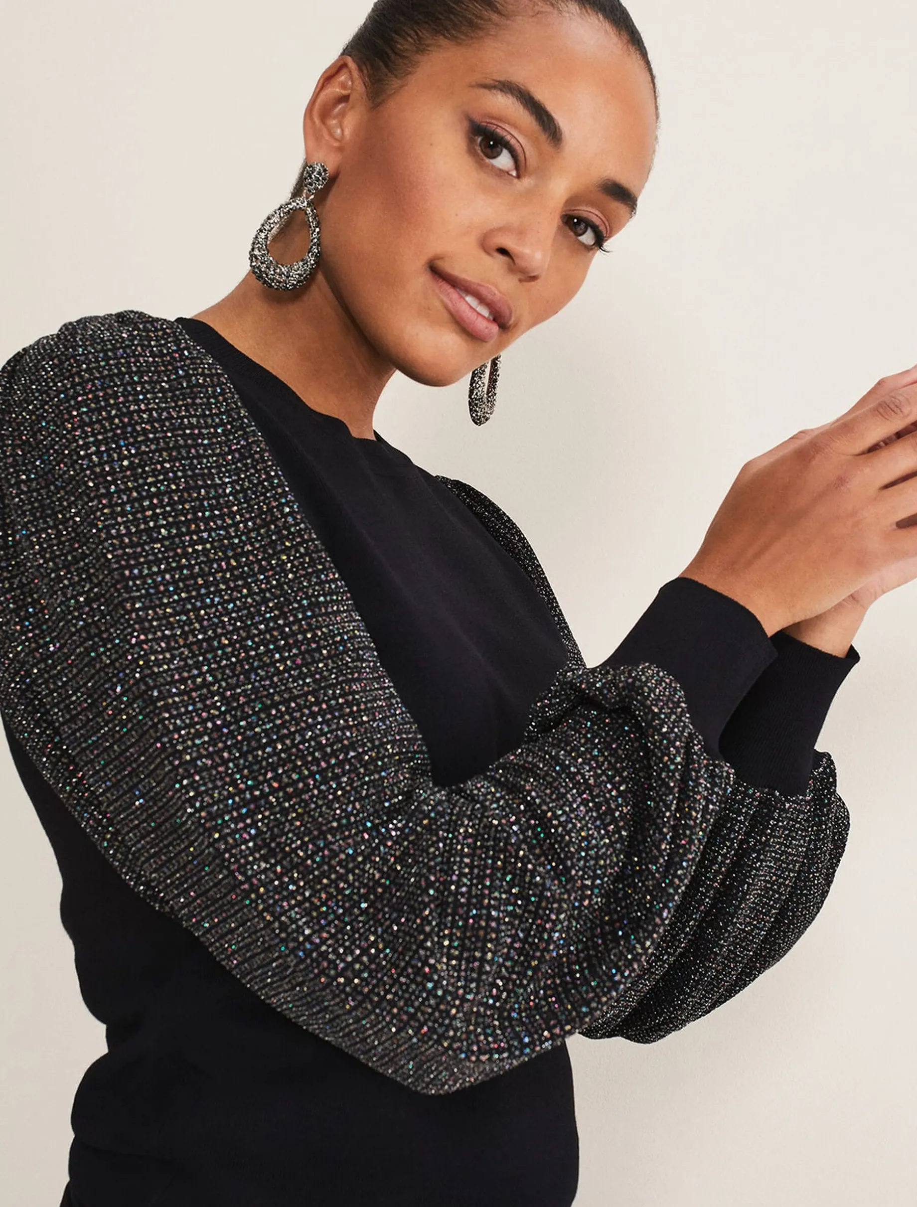 Rosen Disco Sleeve Knit