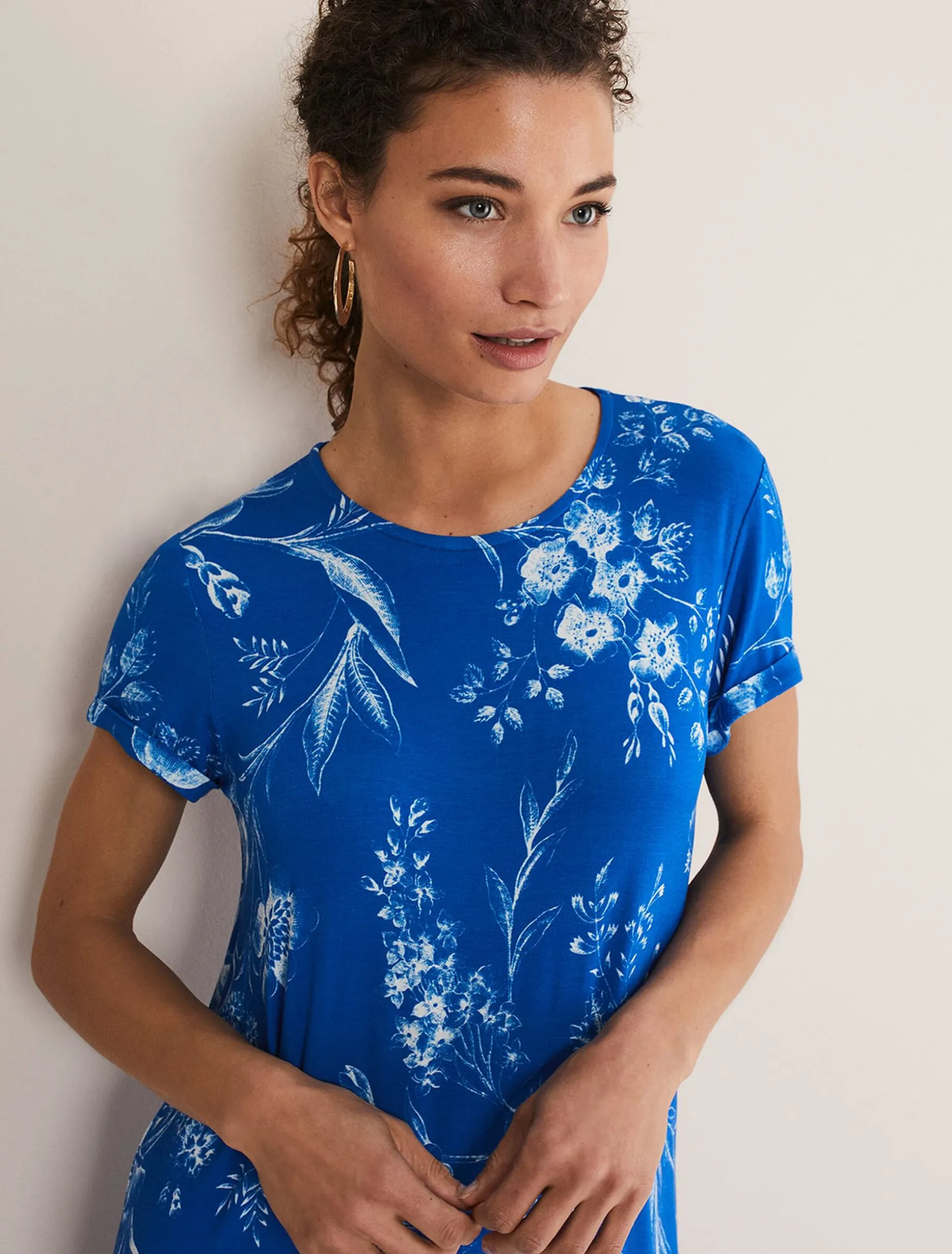 Roxana Printed T-Shirt Dress