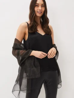 Roxy Metallic Scarf