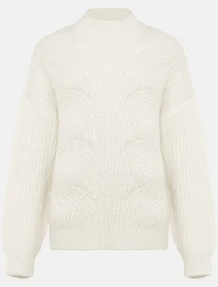 Ruby Fluffy Decorative Open Stitch Jumper