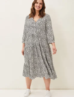 Sadie Printed Swing Dress