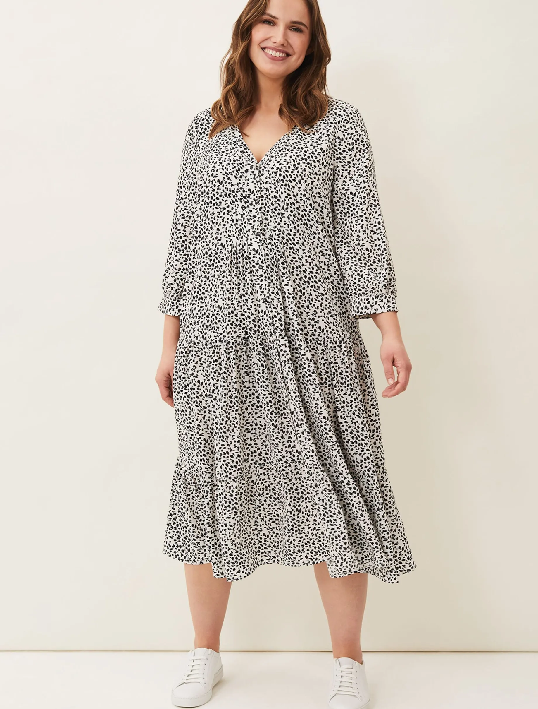 Sadie Printed Swing Dress