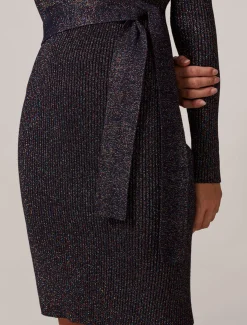 Sady Sparkle Wrap Dress