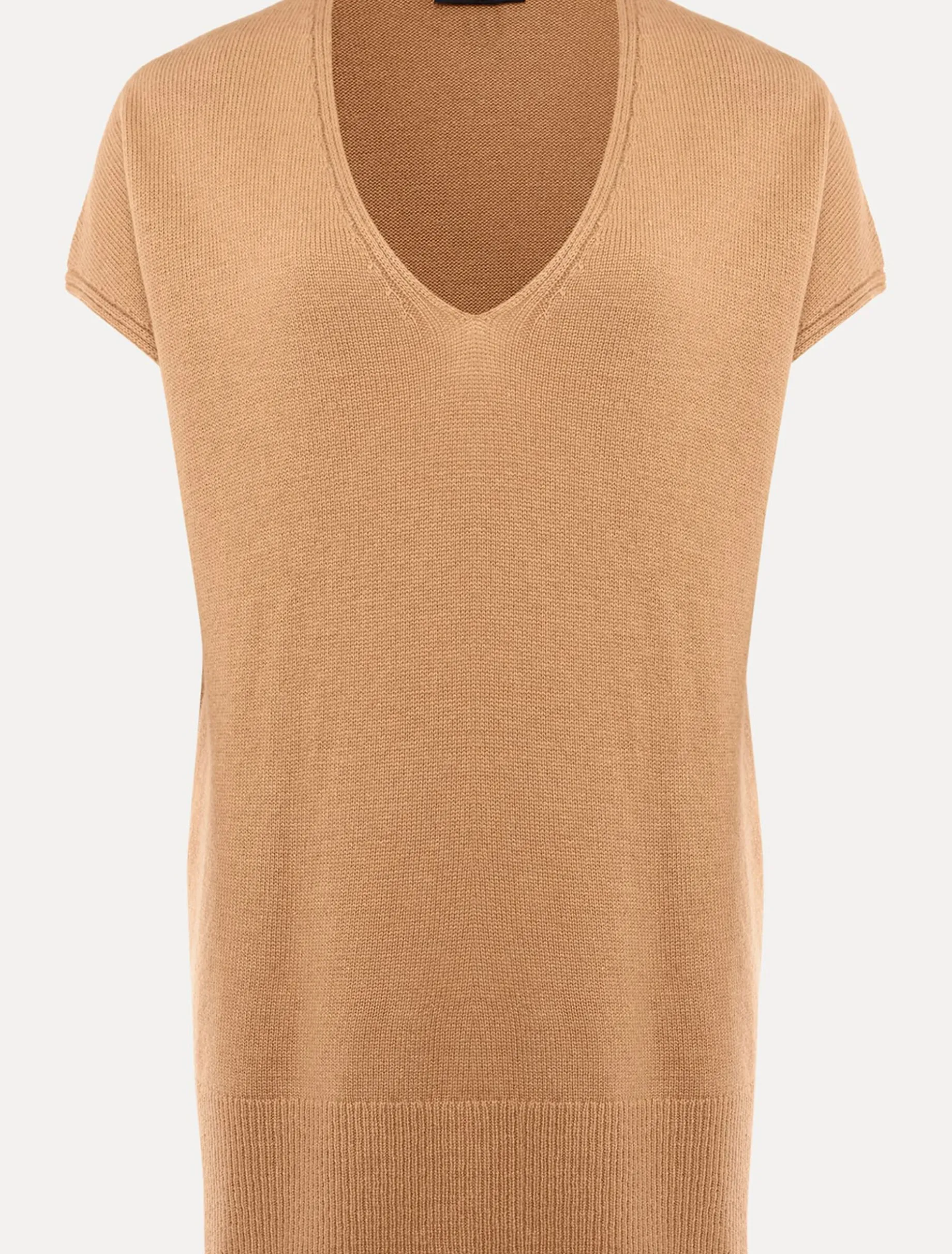 Safin V Neck Wool Blend Knitted Tabbard