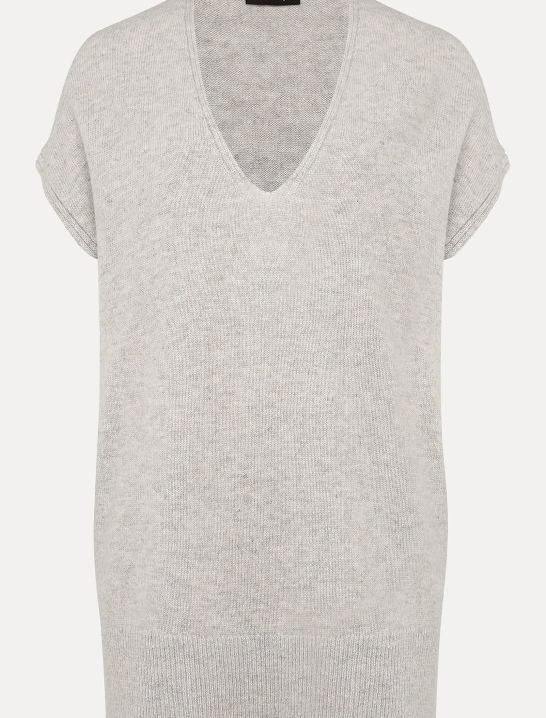 Safin V Neck Wool Blend Knitted Vest