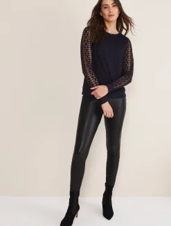 Sakuro Geo Burnout Print Top