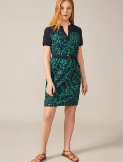Samaya Paisley Print Tunic Dress