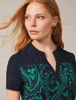Samaya Paisley Print Tunic Dress