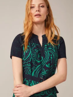 Samaya Paisley Print Tunic Dress