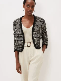 Samie Ikat Knitted Jacket