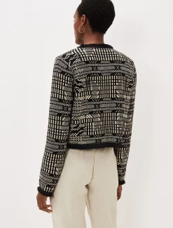 Samie Ikat Knitted Jacket
