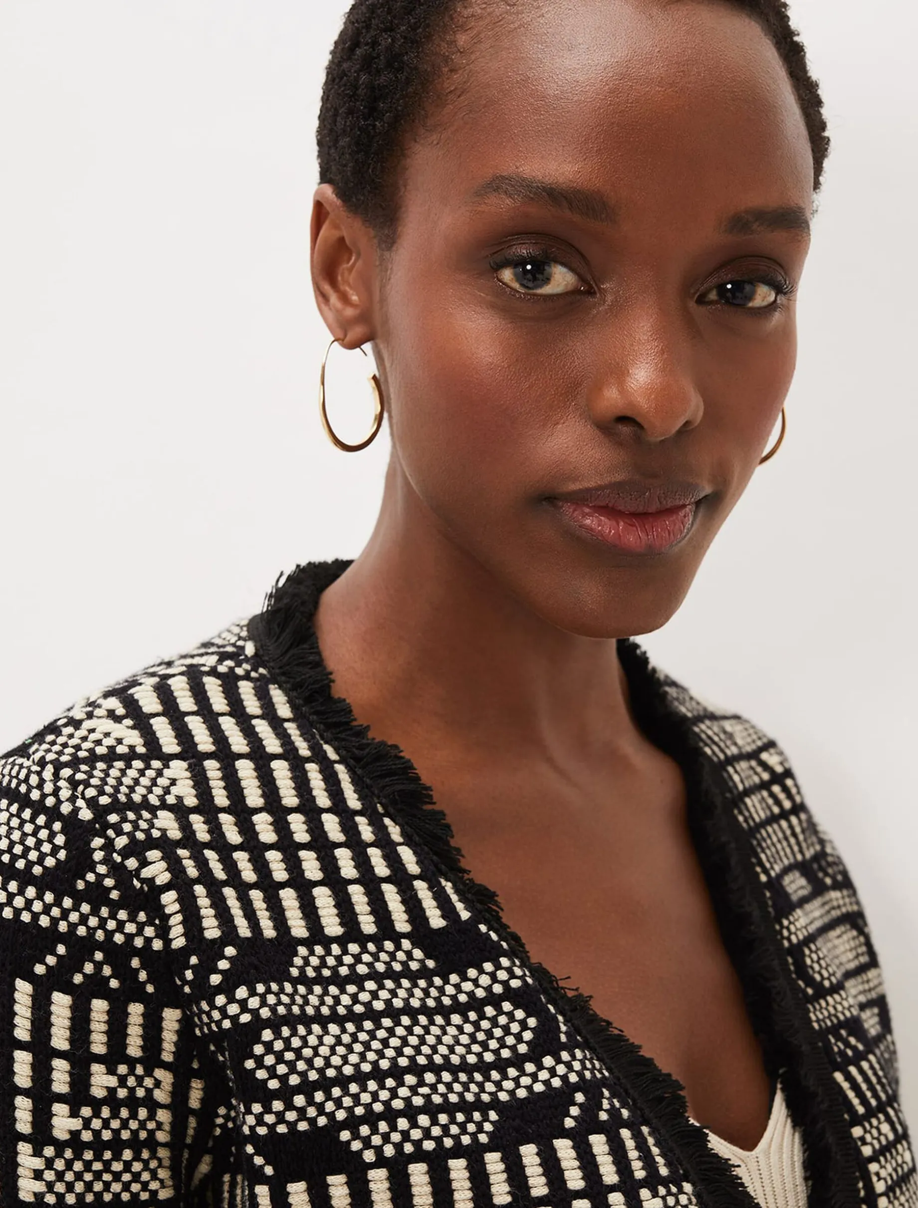 Samie Ikat Knitted Jacket