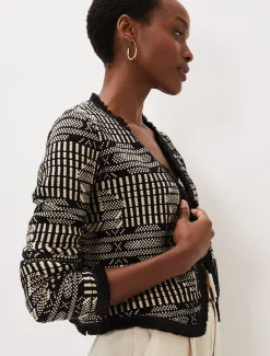 Samie Ikat Knitted Jacket