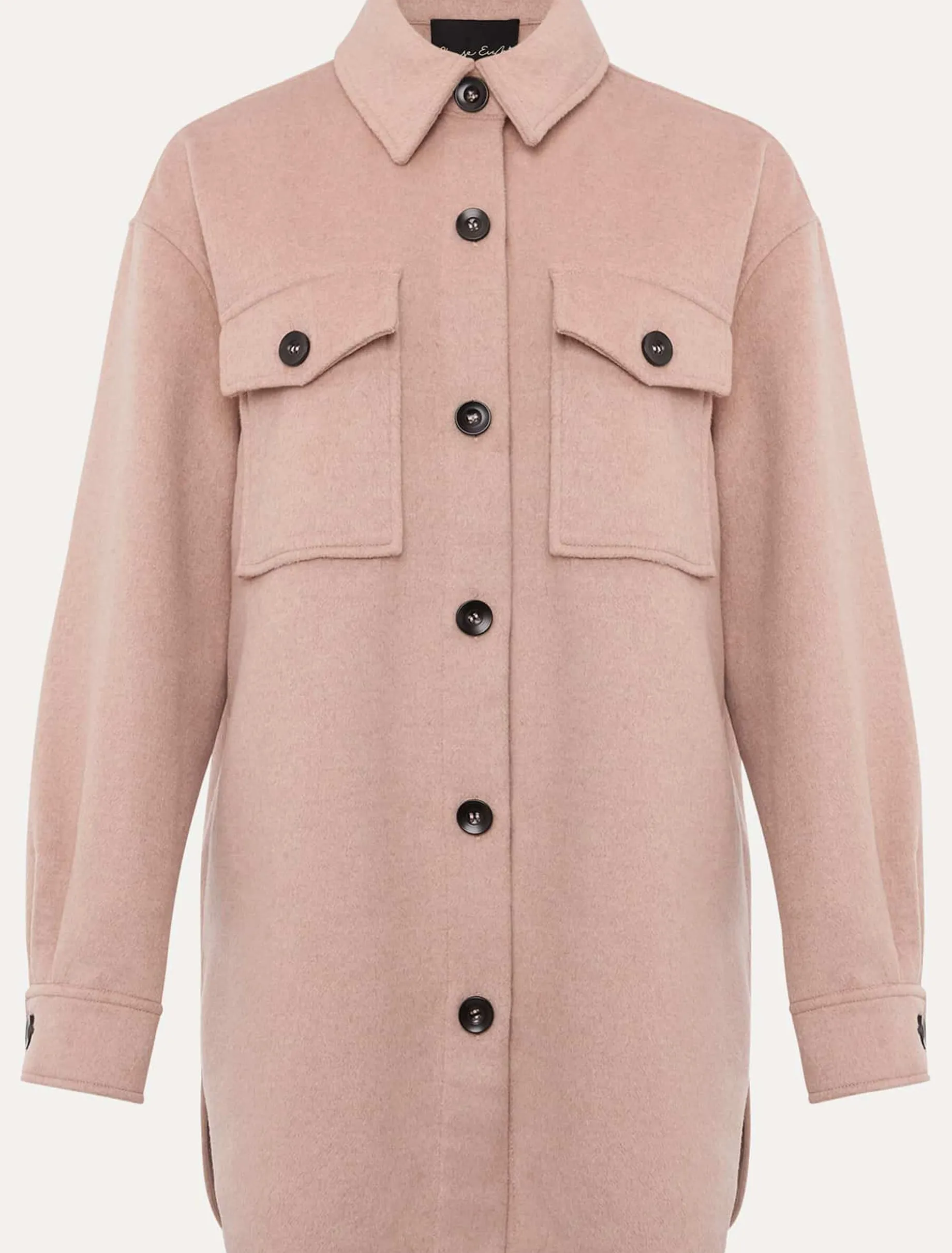 Sammy Plain Wool Shacket