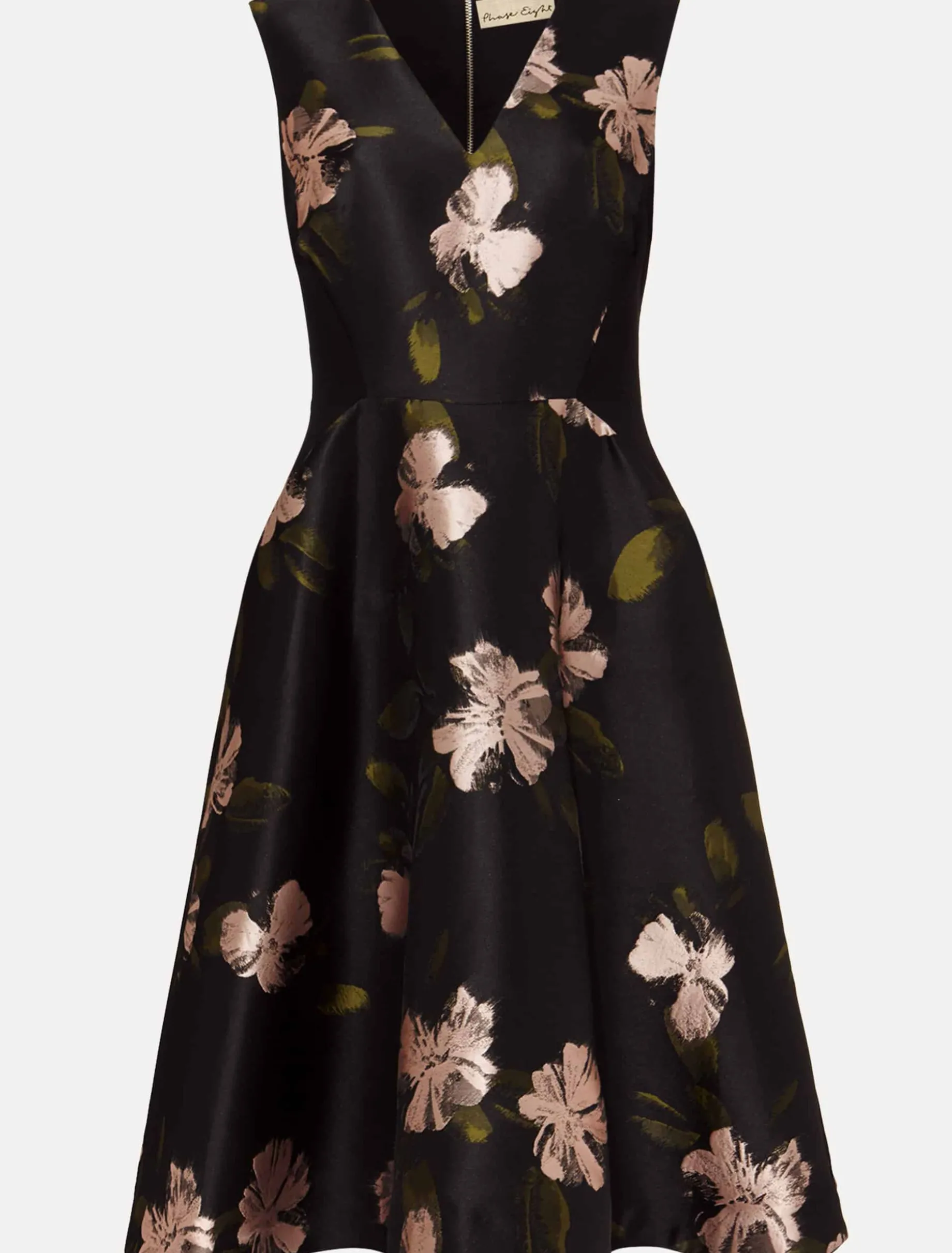 Sandy Floral Jacquard Dress