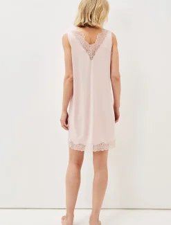 Sania Lace Trim Night Dress