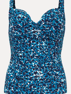 Sara Animal Print Tankini Top