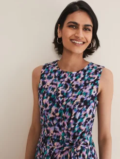 Sasha Side Tie Jersey Dress