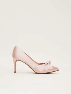 Satin Knot Front Court Shoe