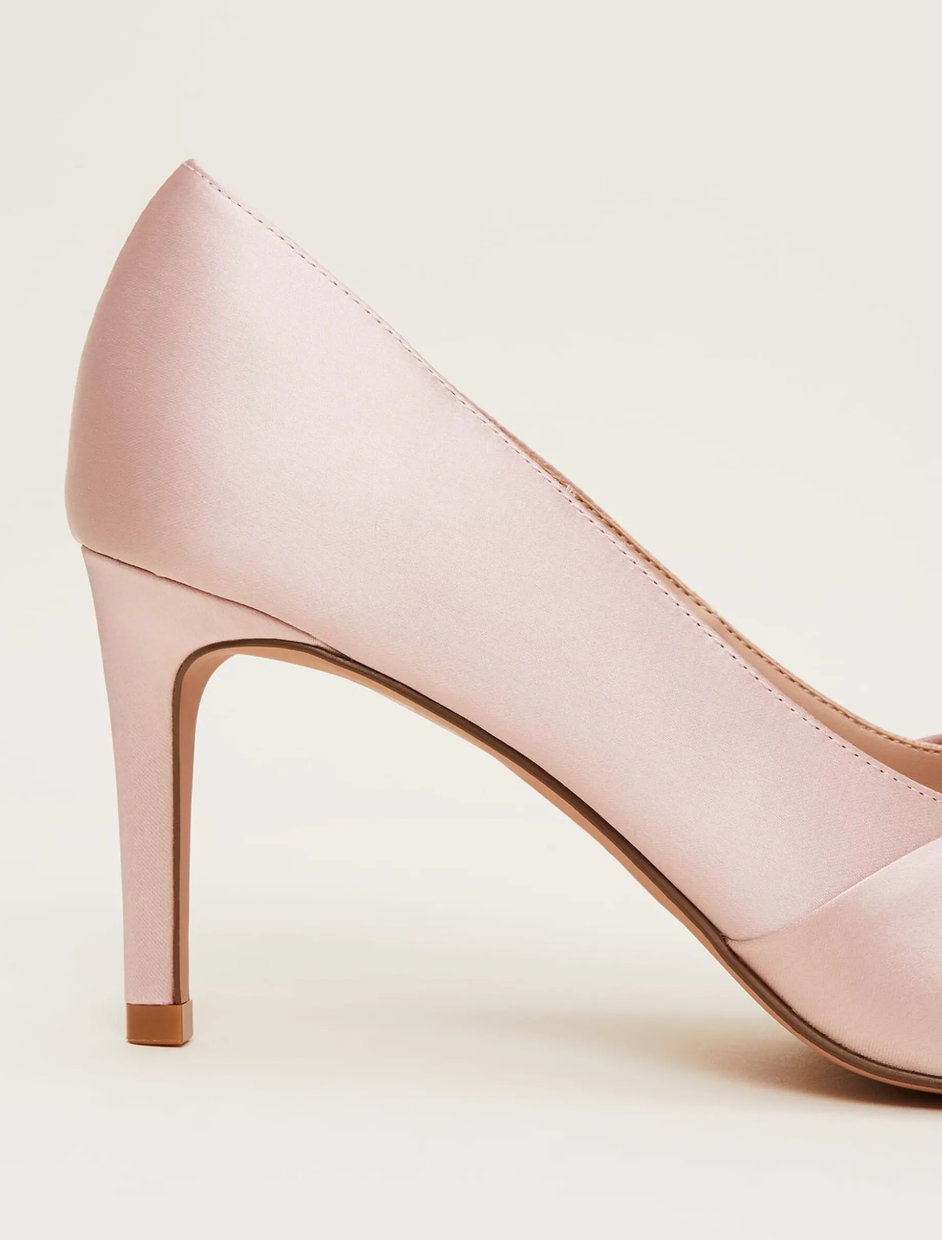 Satin Knot Front Court Shoe