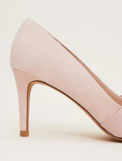 Satin Twist Peeptoe Shoe