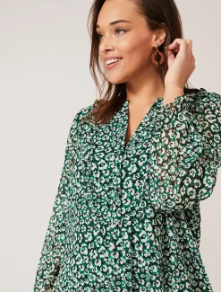 Sawyer Leopard Swing Dress