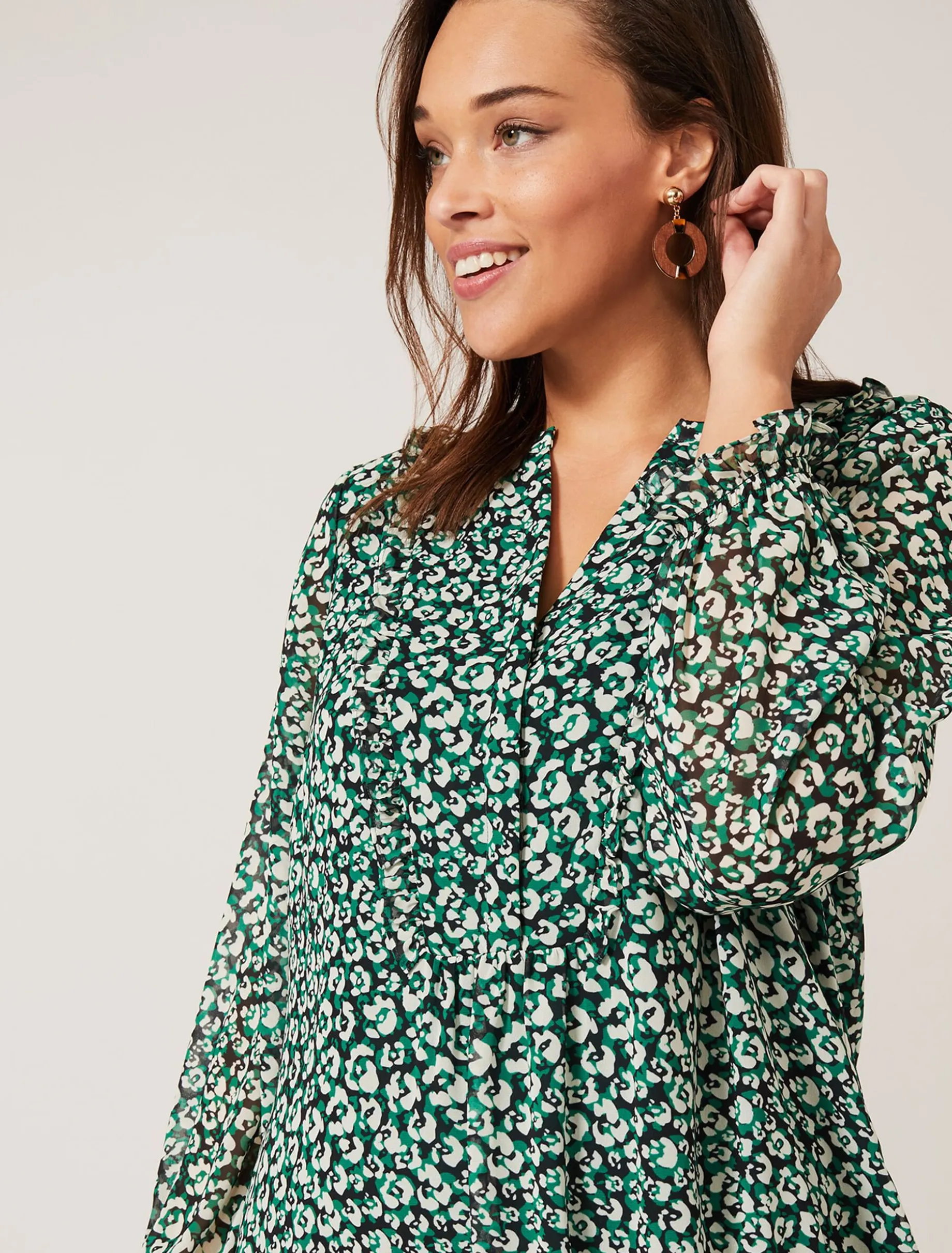 Sawyer Leopard Swing Dress