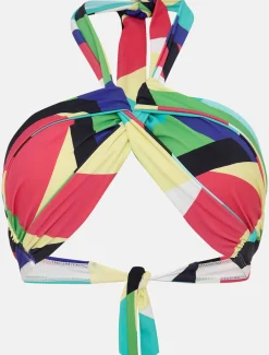 Sedinia Abstract Print Bikini Top