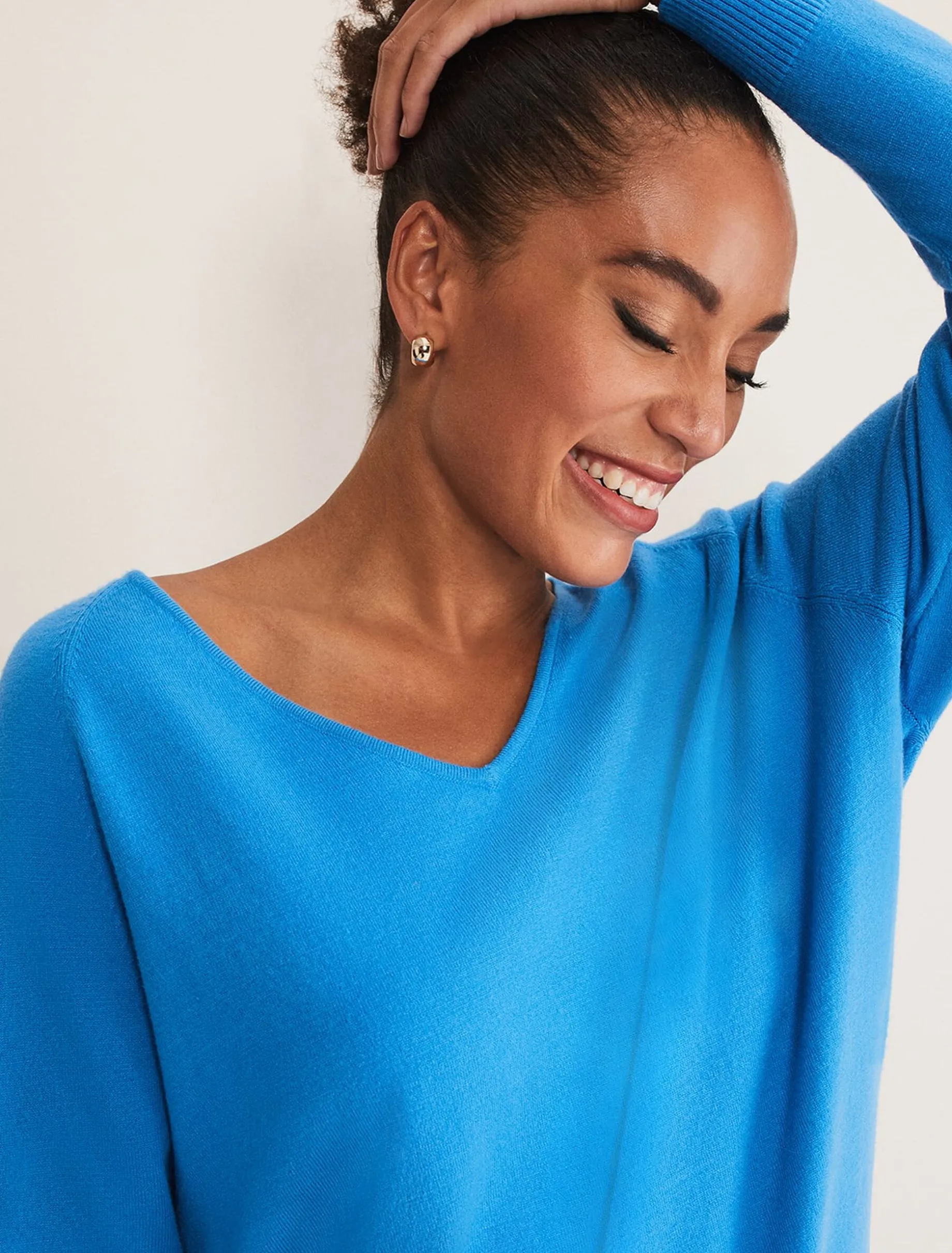 Senita V Neck Knit Jumper