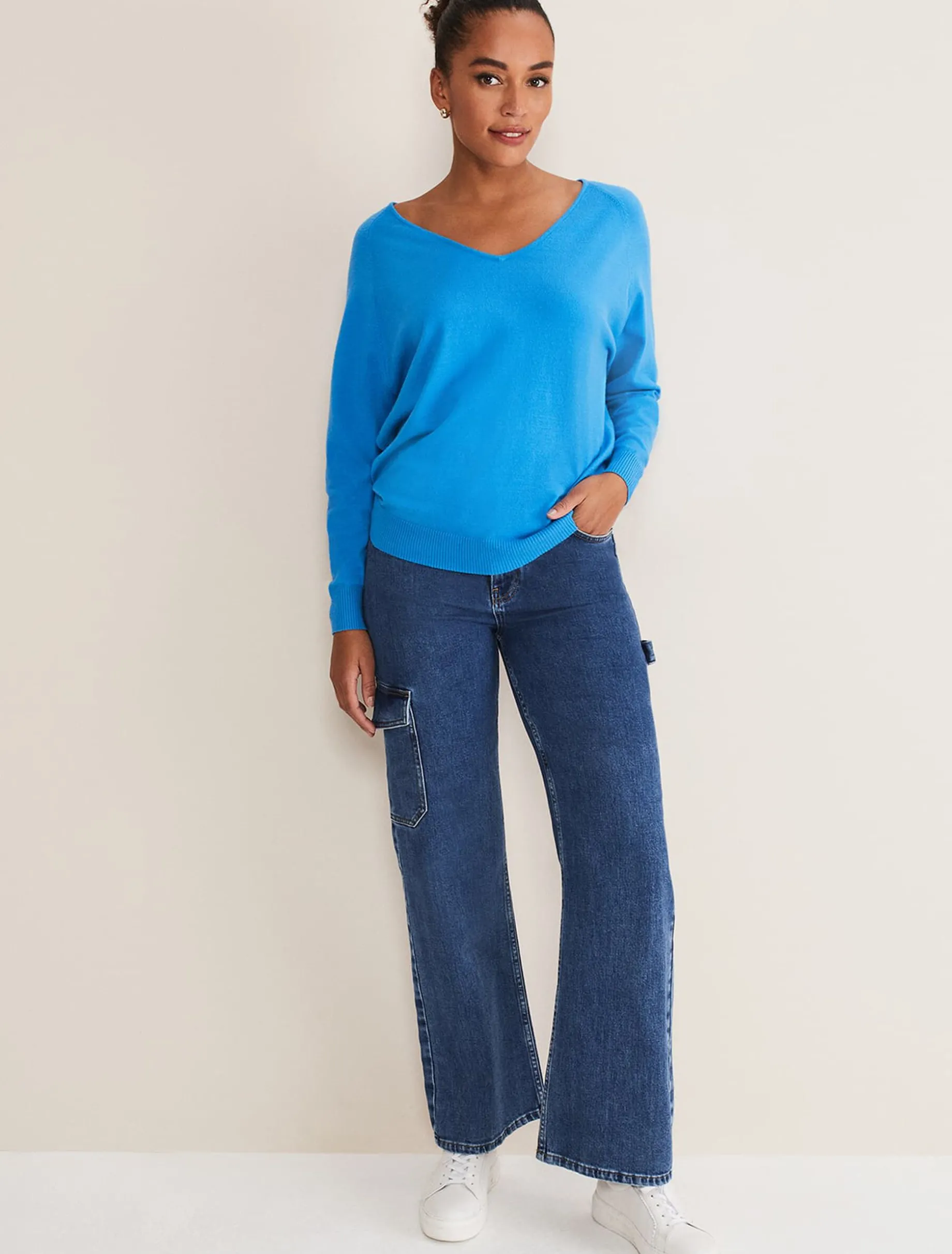 Senita V Neck Knit Jumper