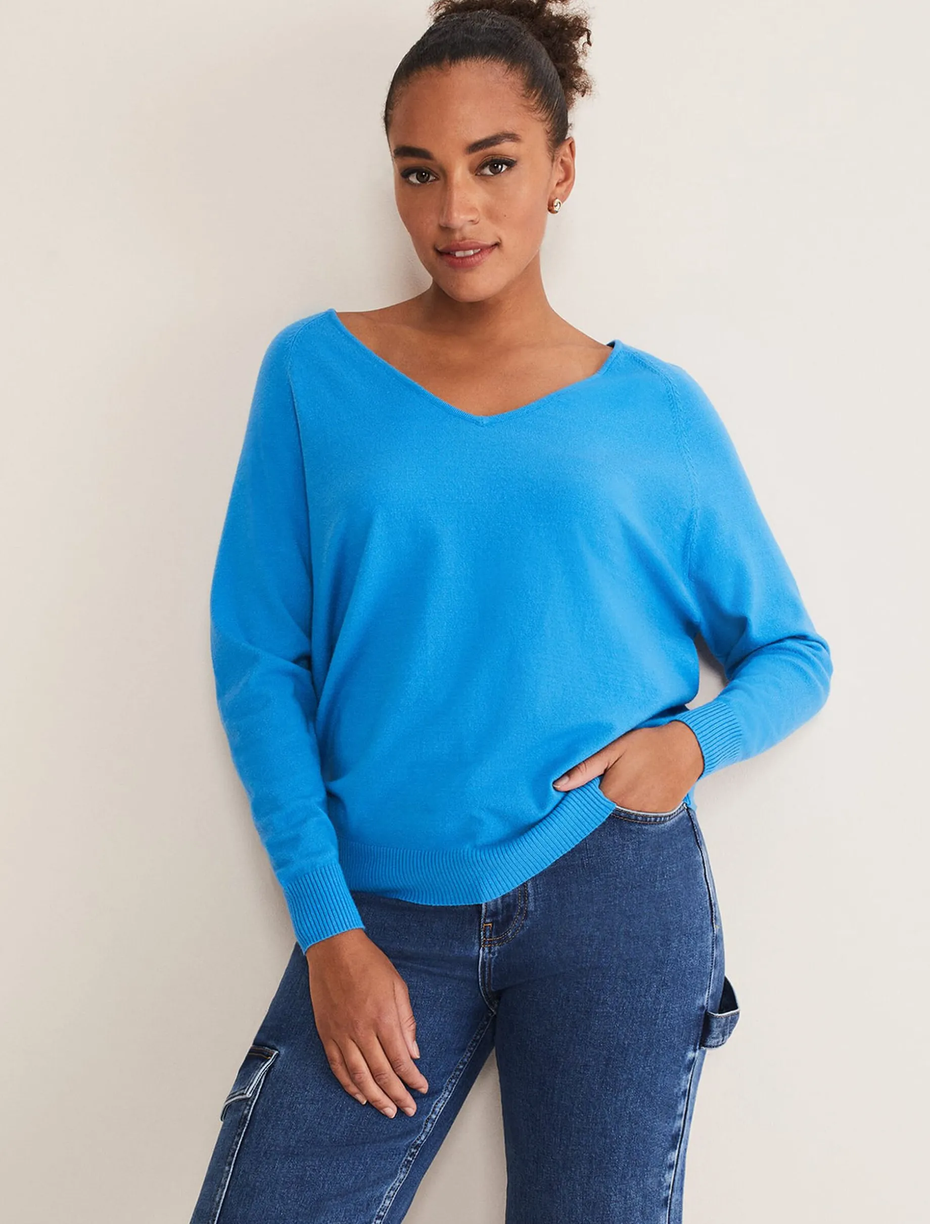 Senita V Neck Knit Jumper