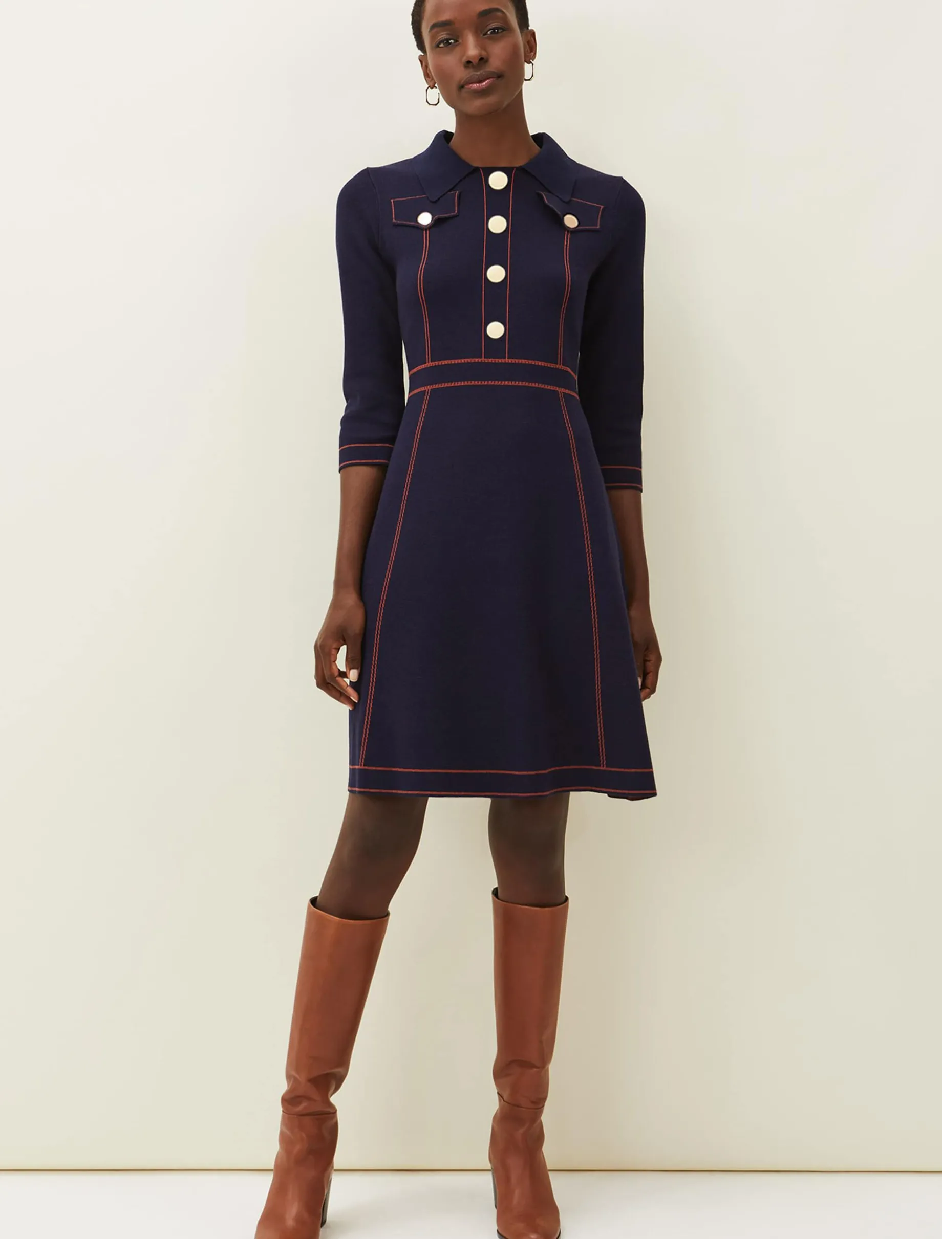 Serenity Fit And Flare Dress