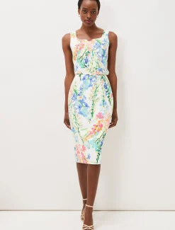 Serina Floral Midi Dress