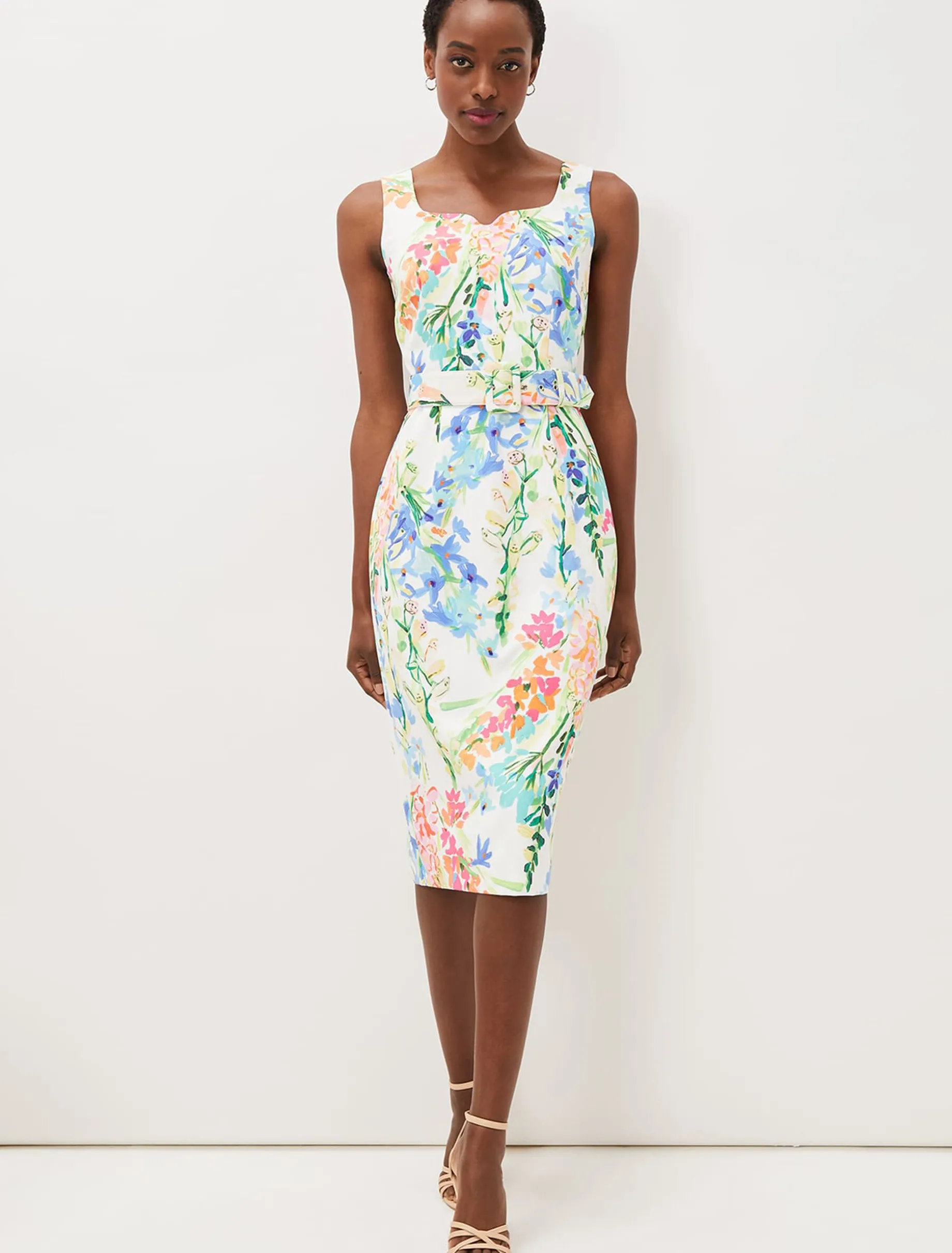 Serina Floral Midi Dress