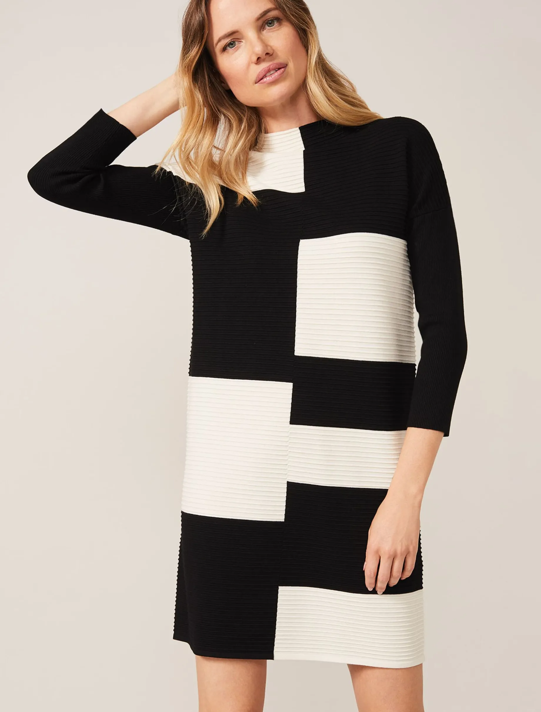 Severine Piano Block Dress