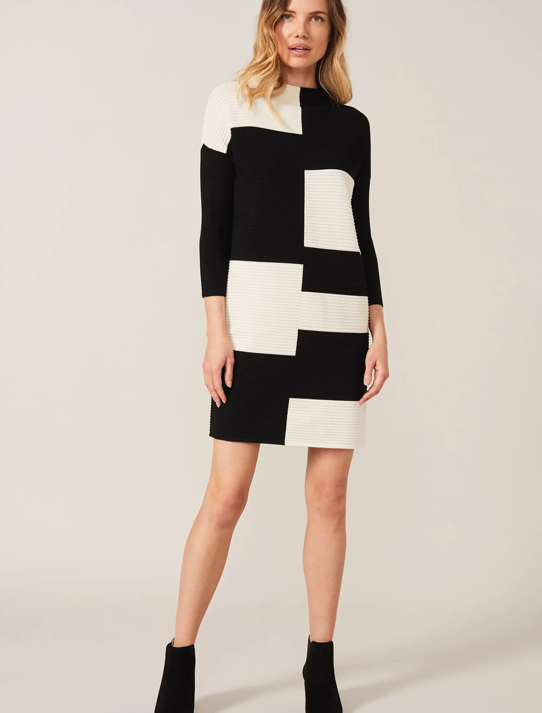 Severine Piano Block Dress