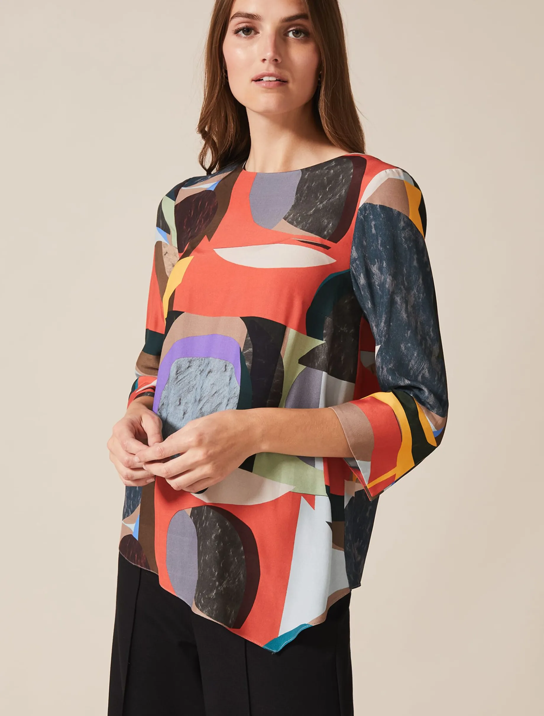 Sevina Print Blouse