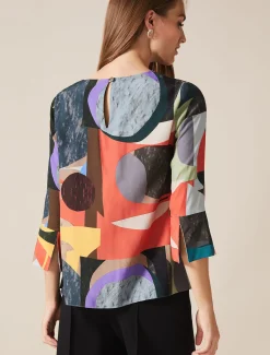 Sevina Print Blouse