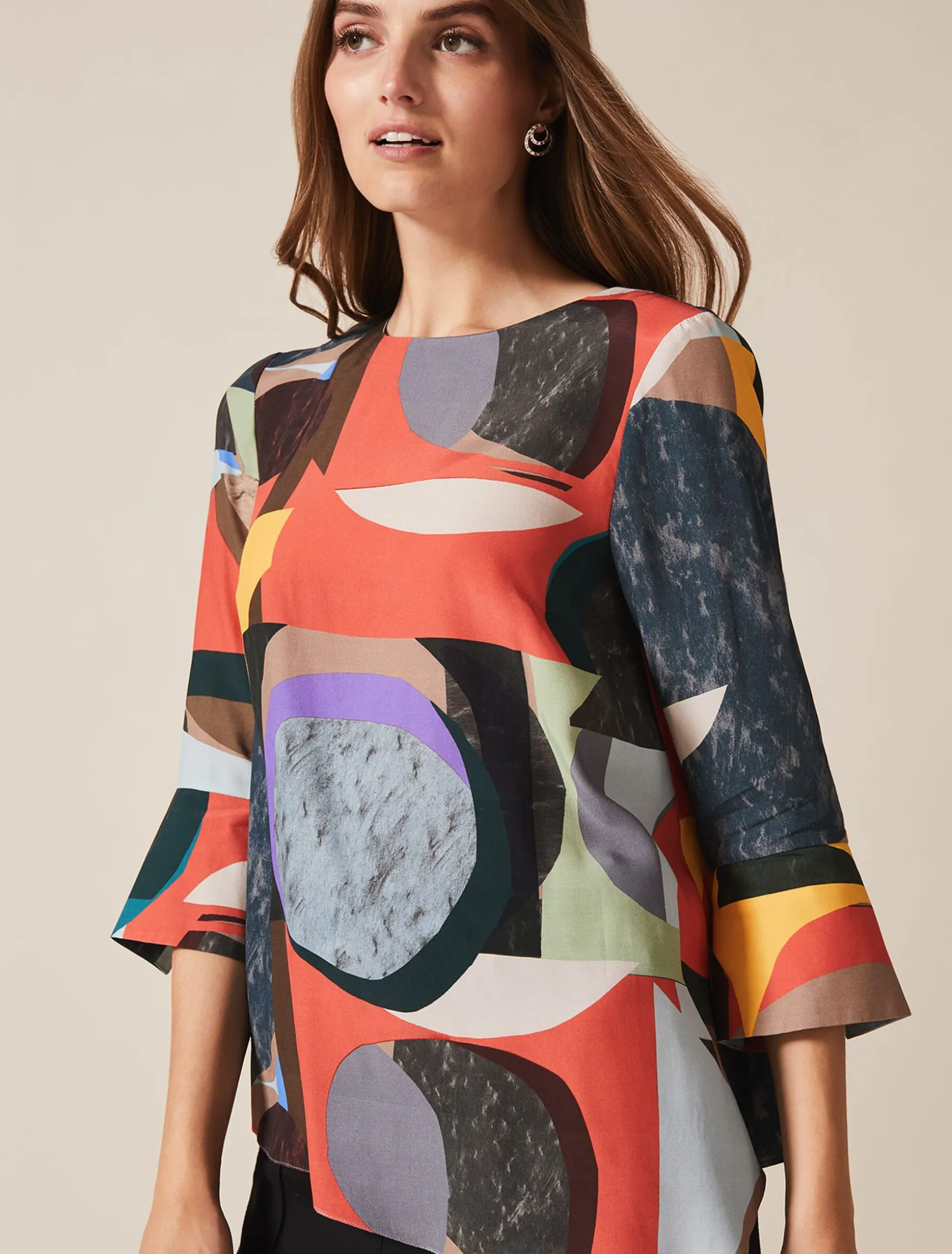 Sevina Print Blouse