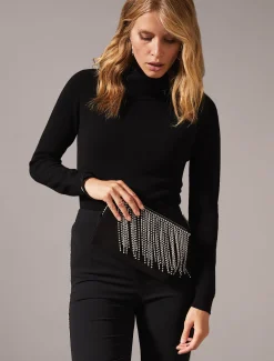 Shae Sparkle Tassel Clutch Bag