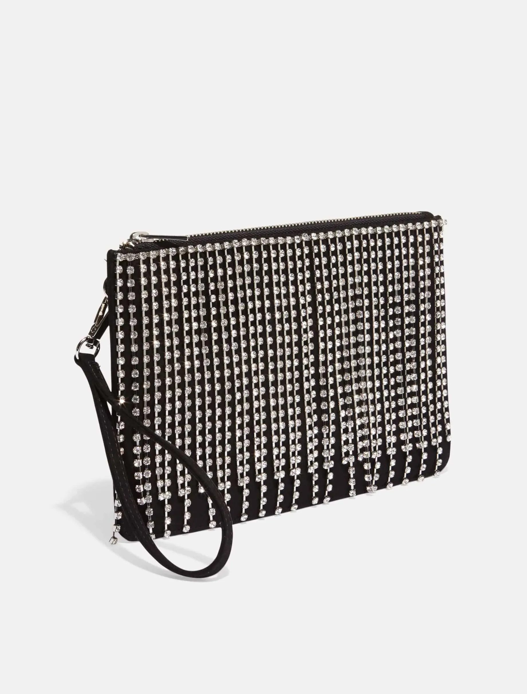 Shae Sparkle Tassel Clutch Bag