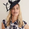 Shantung Oval Disc Fascinator