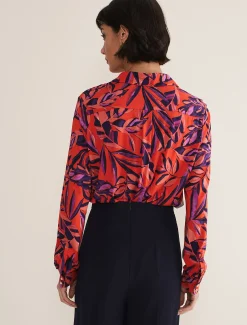 Shareen Leaf Print Shirt