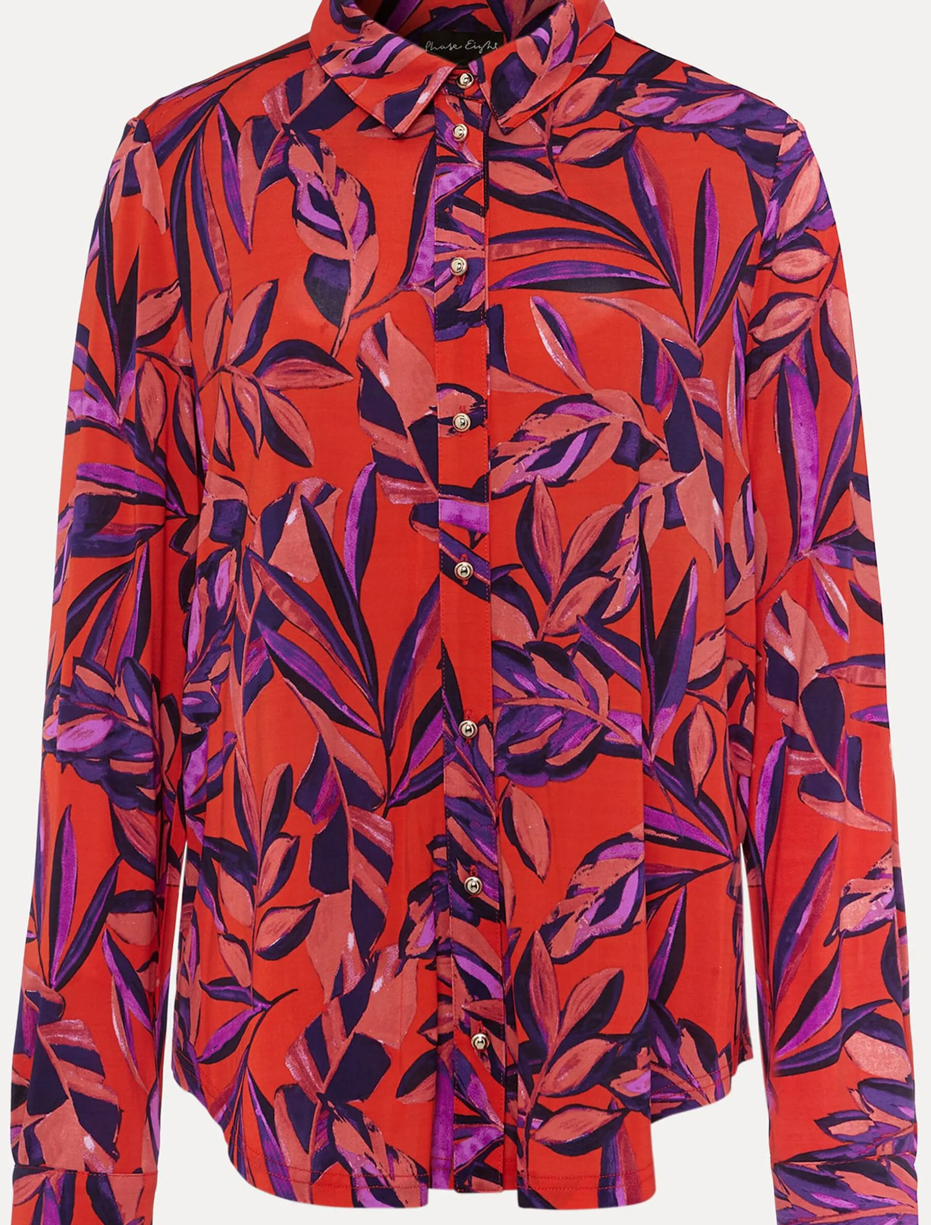 Shareen Leaf Print Shirt
