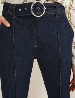 Shawna Belted Bootcut Jeans