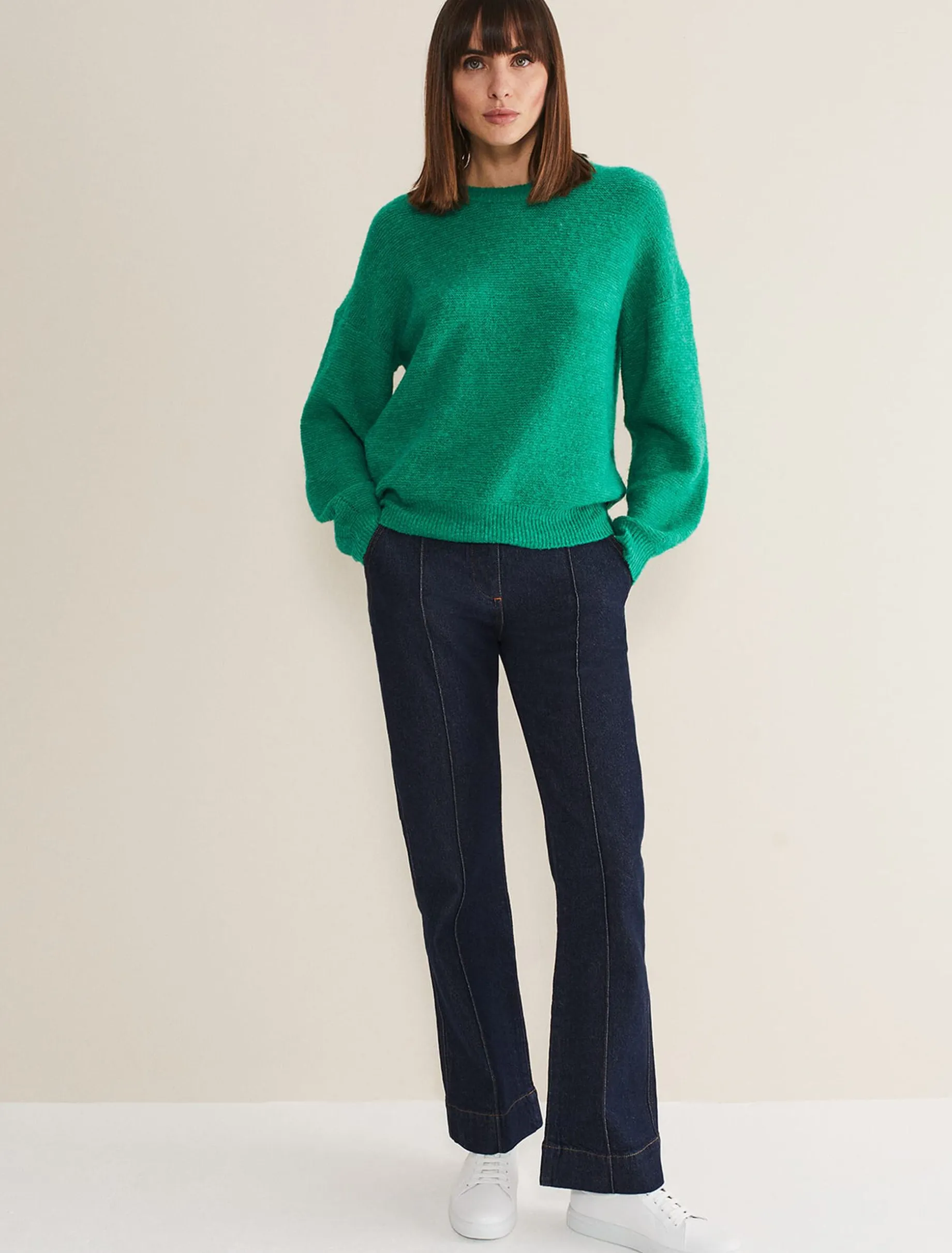 Shawna Belted Bootcut Jeans