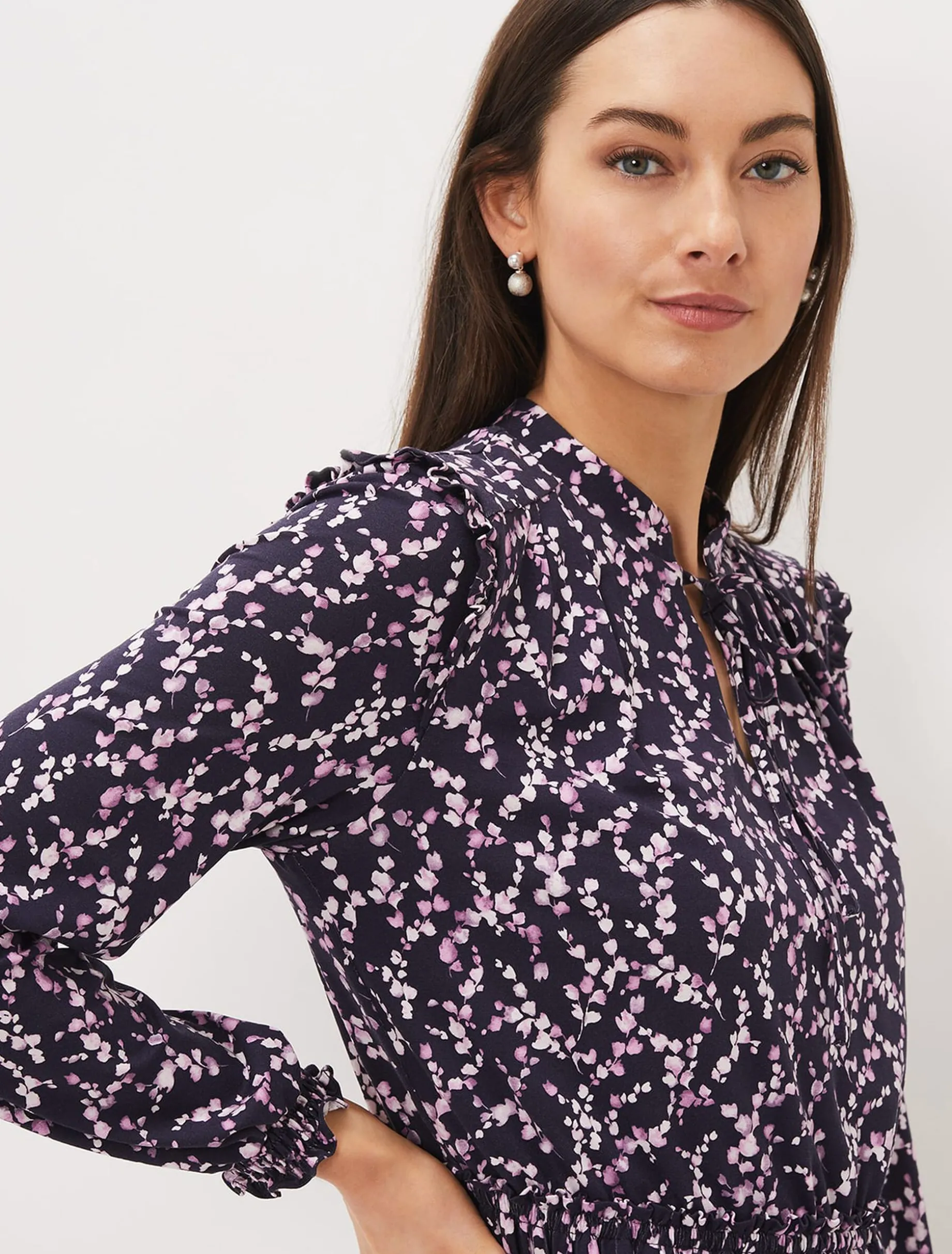 Shay Floral Midi Dress