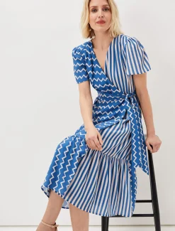 Shelby Zig Zag Midi Dress
